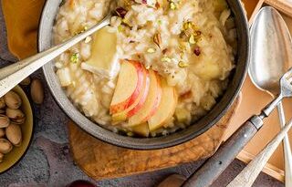 RISOTTO CON MELE BRAEBURN BIO VAL VENOSTA E BRIE