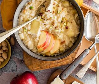 RISOTTO CON MELE BRAEBURN BIO VAL VENOSTA E BRIE